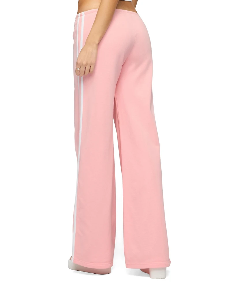 Edikted Women's Cammile Contrast Stripe Sweatpants