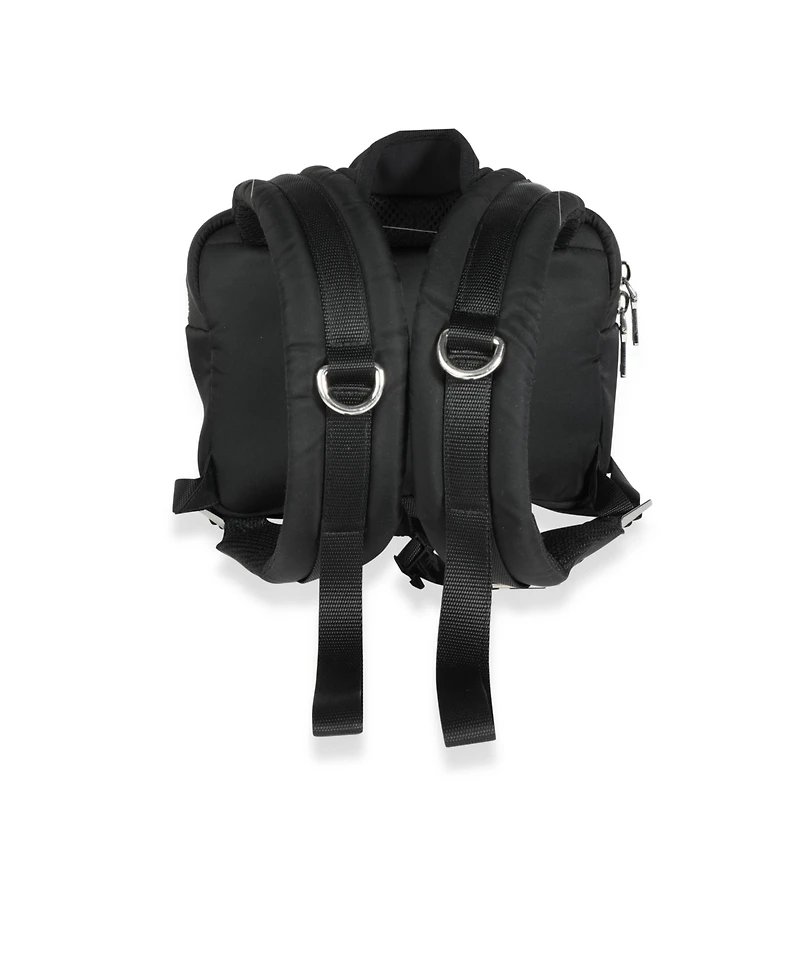 Pre-Owned Prada Black Tessuto Pocket Nylon Technical Backpack