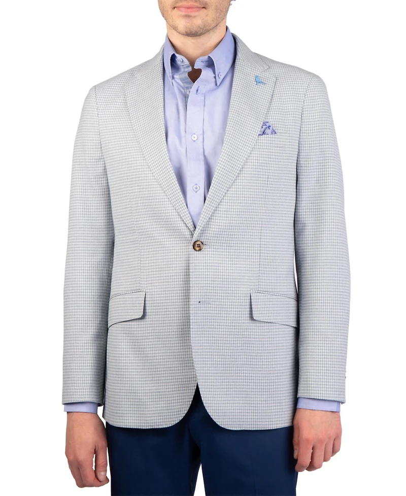 Tailorbyrd Men Melange Mini Check Sport Coat