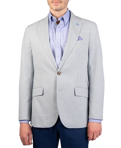 Tailorbyrd Men Melange Mini Check Sport Coat
