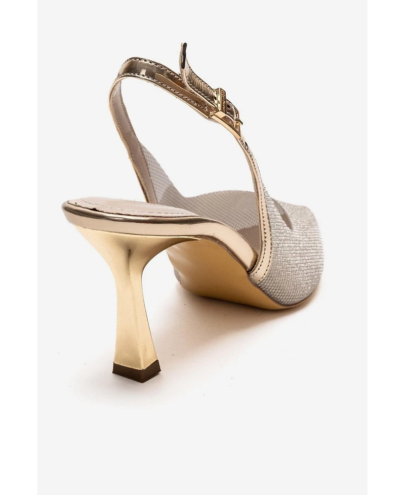 Prologue Shoes Dorata Embellished Stiletto Pump