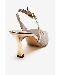 Prologue Shoes Dorata Embellished Stiletto Pump