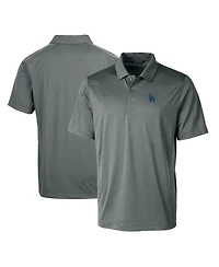 Cutter & Buck Men's Steel Los Angeles Dodgers Prospect Textured Stretch Big Tall Polo Shirt