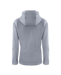Cutter & Buck Women's Gray Los Angeles Dodgers Evoke Eco Softshell Full-Zip Jacket