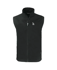 Cutter & Buck Men's Los Angeles Dodgers Charter Eco Full-Zip Vest