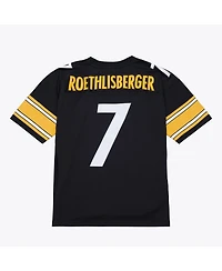 Mitchell & Ness Men's Ben Roethlisberger Black Pittsburgh Steelers 2004 Big Tall Legacy Retired Player Jersey