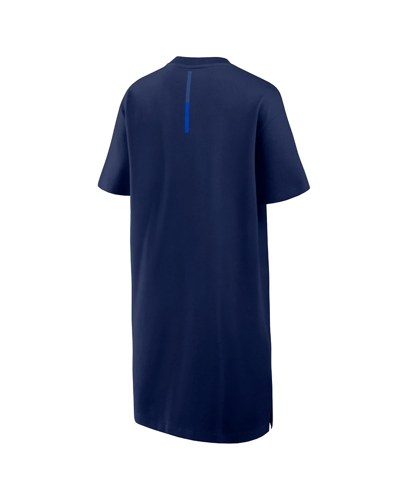 Fanatics Women's Navy Atlanta Braves Elements Cotton Dress