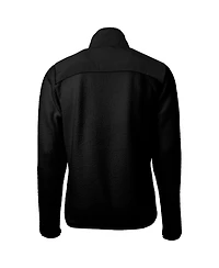 Cutter & Buck Men's Black Los Angeles Dodgers Cascade Eco Sherpa Fleece Full-Zip Jacket