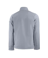 Cutter & Buck Men's Gray Los Angeles Dodgers Evoke Eco Softshell Full-Zip Jacket
