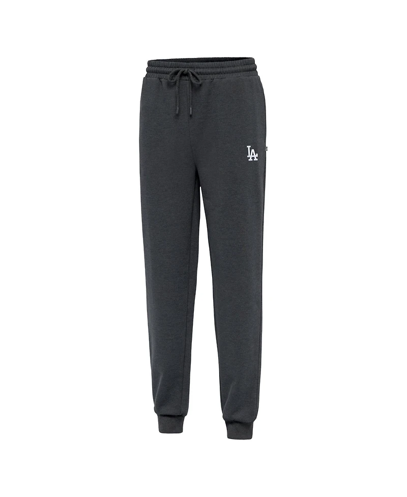 Antigua Men's Heather Charcoal Los Angeles Dodgers Idol Jogger Pants