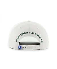 '47 Brand Men's White/Green Los Angeles Dodgers Flora Gallery Hitch Adjustable Hat