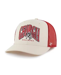 '47 Brand Men's Natural Georgia Bulldogs Drawbridge Trucker Adjustable Hat