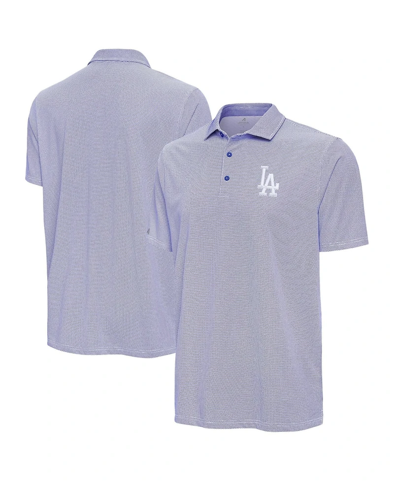 Antigua Men's Royal/White Los Angeles Dodgers Pave Polo Shirt