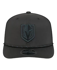 New Era Men's Black Vegas Golden Knights Sport Vented 9SEVENTY Rope Adjustable Hat