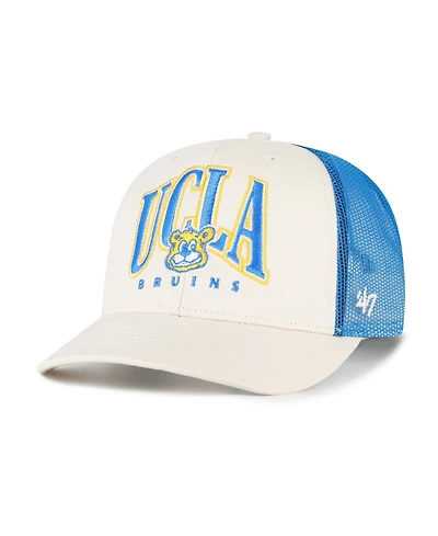 '47 Brand Men's Natural Ucla Bruins Drawbridge Trucker Adjustable Hat