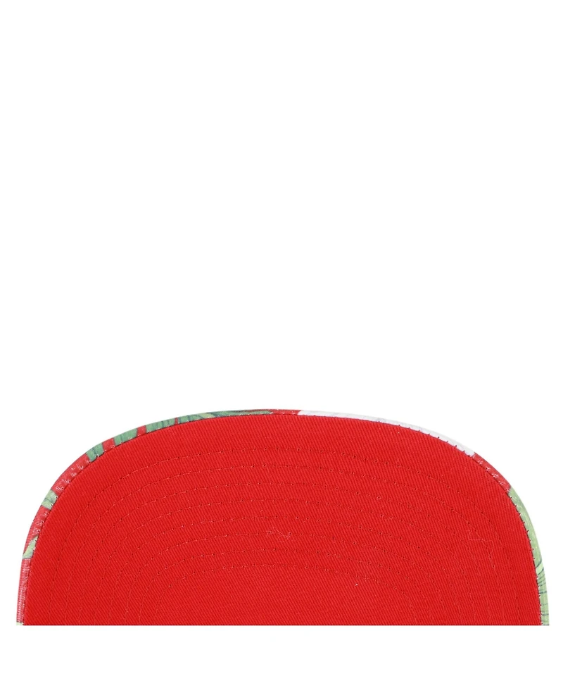 '47 Brand Men's Red/White Detroit Red Wings Beach Side Adjustable Trucker Hat