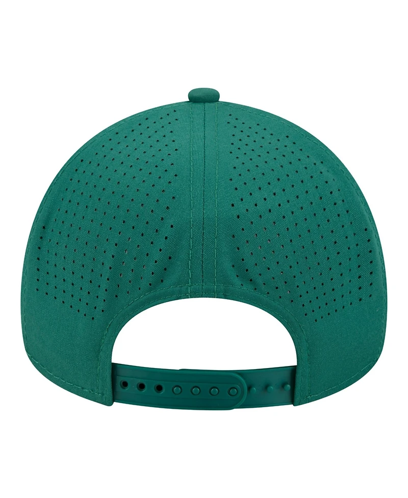 New Era Men's Green Boston Red Sox Pin Seeker 9FORTY A-Frame Adjustable Hat