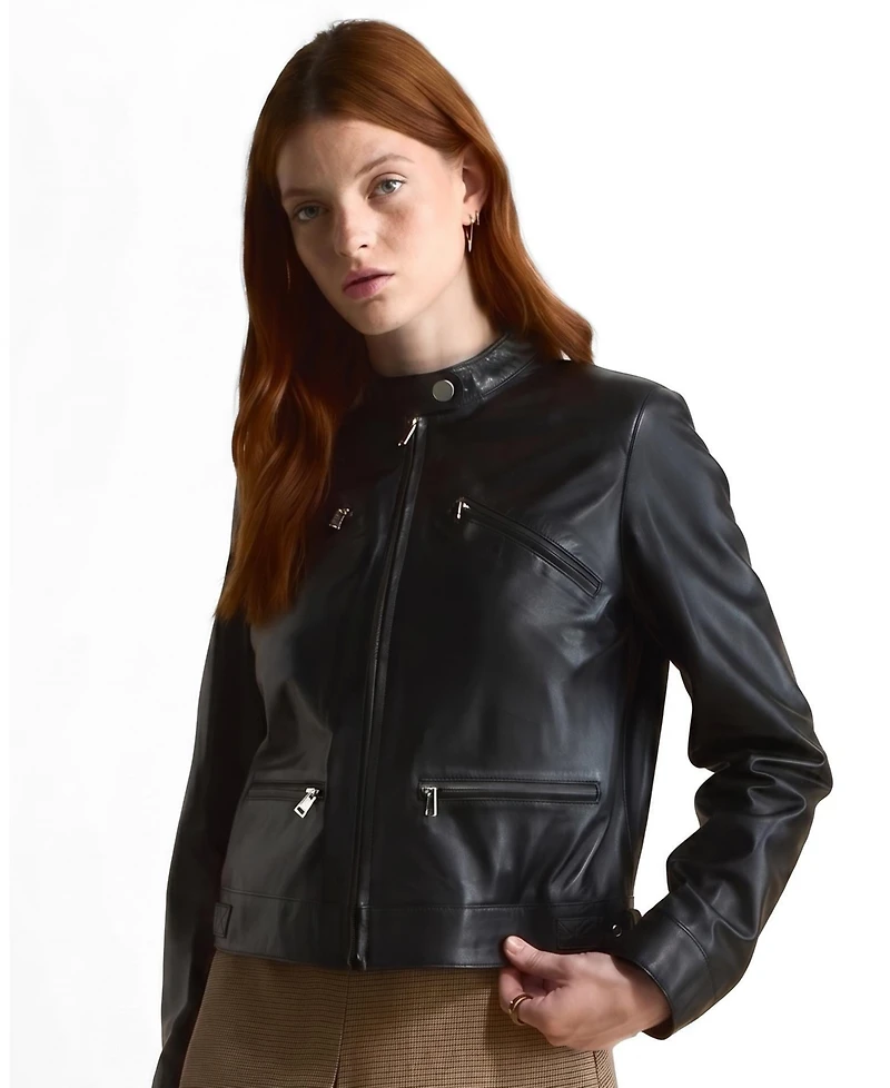 Furniq Uk Women's Leather Jacket