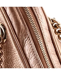Pre-Owned Gucci Small Soho Chain Zip Shoulder Bag Leather