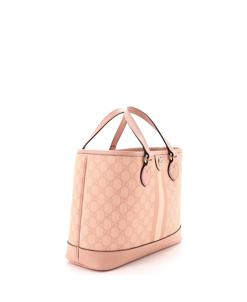 Pre-Owned Gucci Small Ophidia Top Handle Tote Coated Canvas with Leather