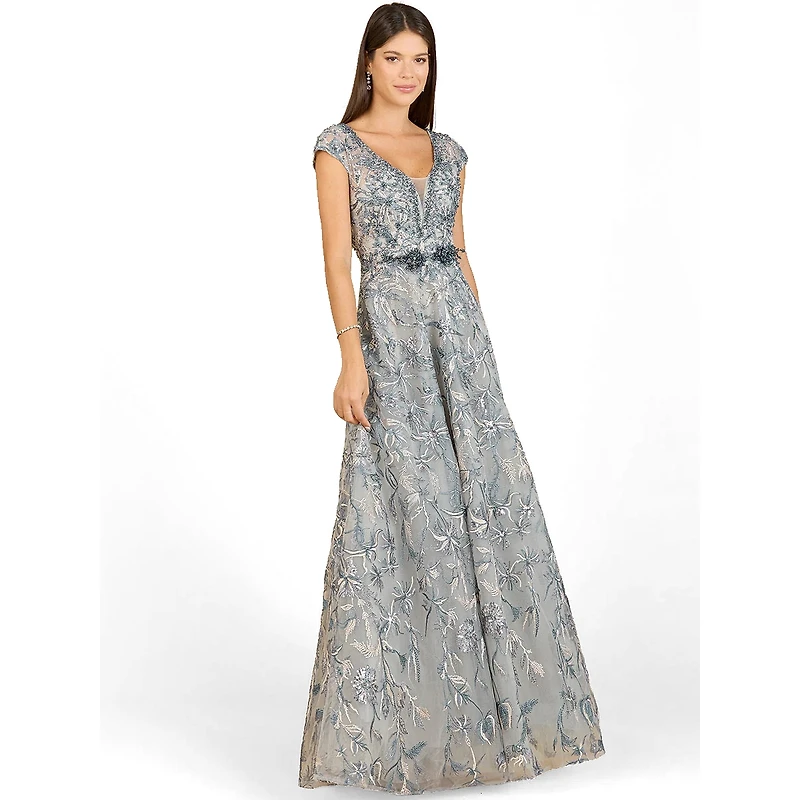 Lara Women's Lace Embellished A-Line Dress