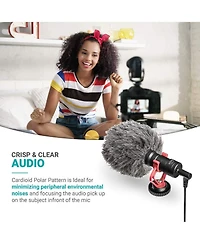 Movo VXR10 Universal Video Microphone with Lightning Adapter