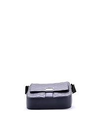 Pre-Owned Gucci Small Buckle Flap Messenger Bag Guccissima Leather
