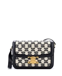 Pre-Owned Celine Medium Triomphe Shoulder Bag Triomphe Canvas