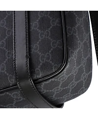Pre-Owned Gucci Medium Interlocking G Patch Messenger Bag Gg Coated Canvas with Leather