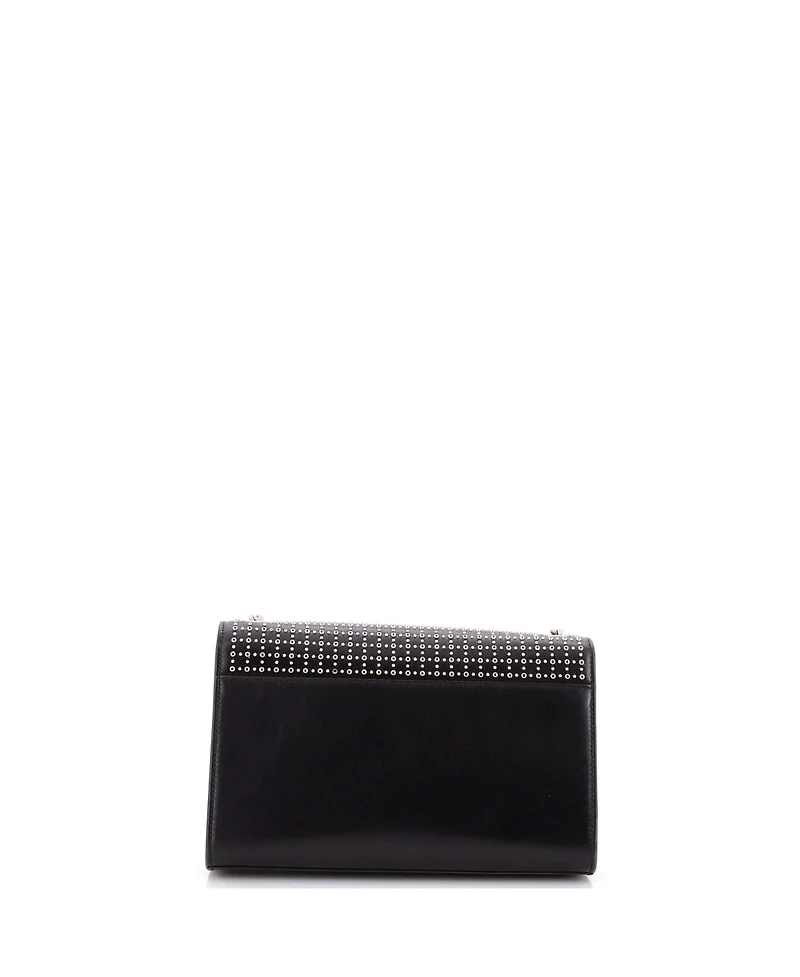 Pre-Owned Saint Laurent Medium Classic Monogram Crossbody Bag Studded Leather