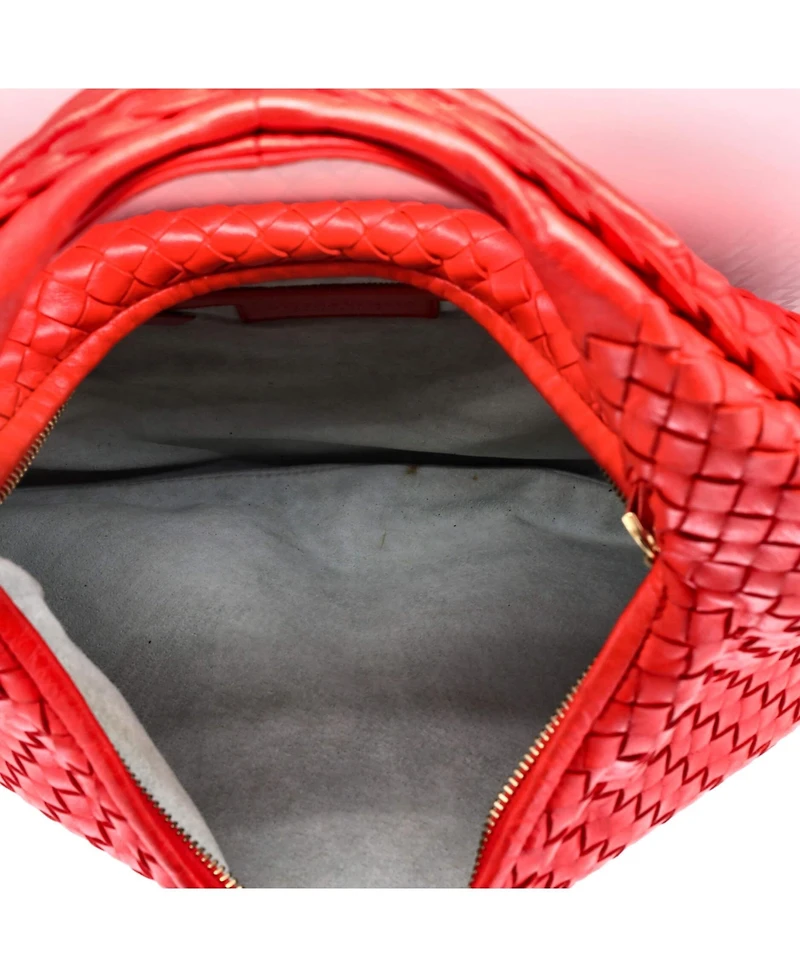Pre-Owned Bottega Veneta Small Veneta Hobo Intrecciato Nappa