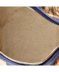 Pre-Owned Gucci Medium Vintage Web Boston Bag Gg Canvas