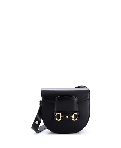 Pre-Owned Gucci Mini Horsebit 1955 Rounded Shoulder Bag Leather