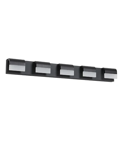 Busdays 5 Light Led Modern Bathroom Vanity Lights Over Mirror Wall Mount Lighting Fixture