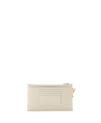 Pre-Owned Saint Laurent Small Classic Monogram Wristlet Pouch Matelasse Chevron Leather