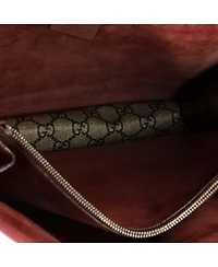 Pre-Owned Gucci Medium Dionysus Bag Blooms Print Gg Coated Canvas