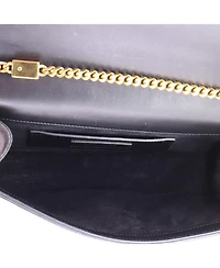 Pre-Owned Saint Laurent Medium Classic Monogram Tassel Crossbody Bag Leather