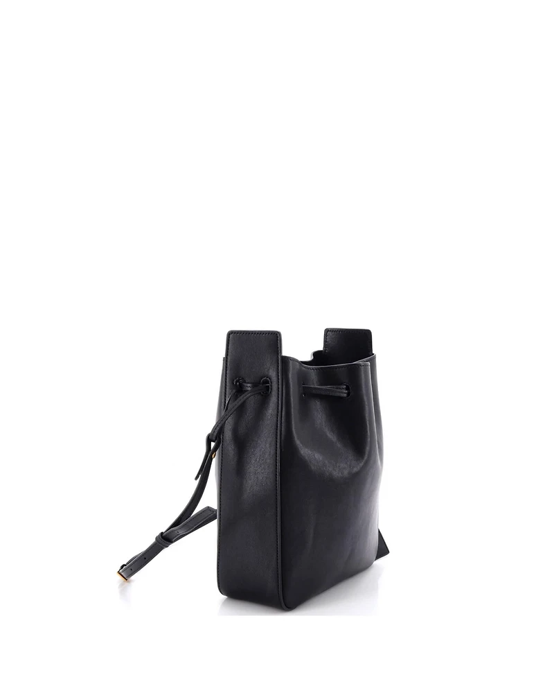 Pre-Owned Saint Laurent Small Convertible Bucket Bag Leather