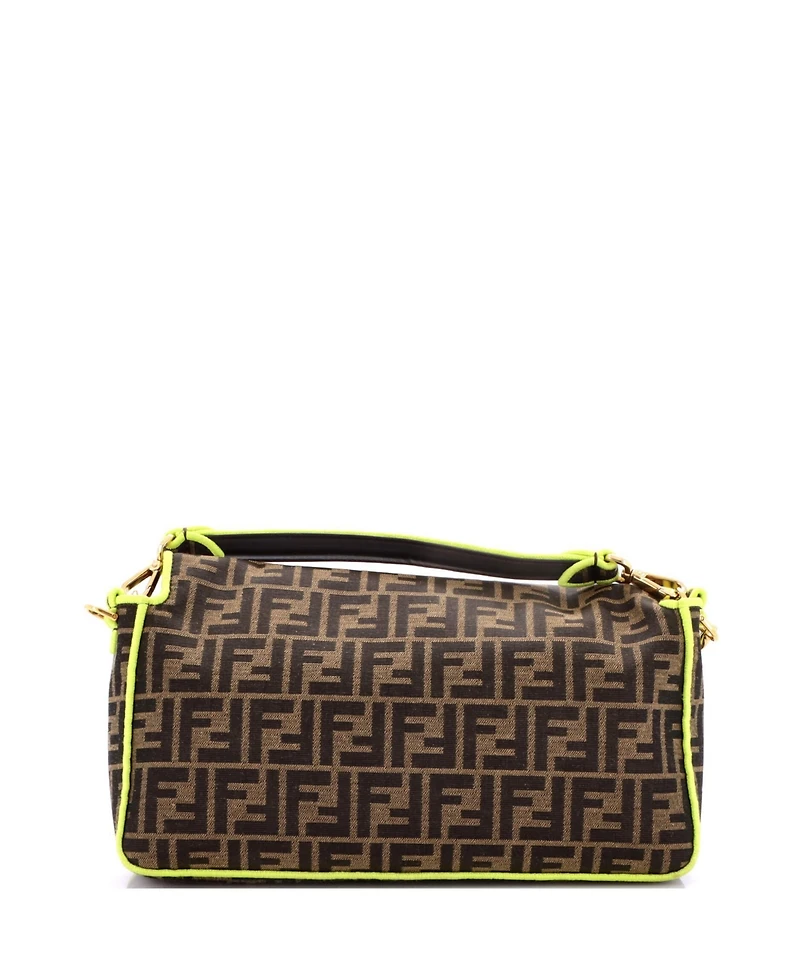 Pre-Owned Fendi Large Baguette Nm Bag Zucca Canvas