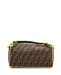 Pre-Owned Fendi Large Baguette Nm Bag Zucca Canvas