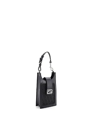 Pre-Owned Fendi Phone Holder Bag Zucca Canvas and Leather