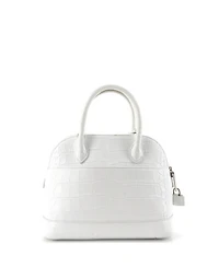 Pre-Owned Balenciaga Small Logo Ville Bag Embossed Leather