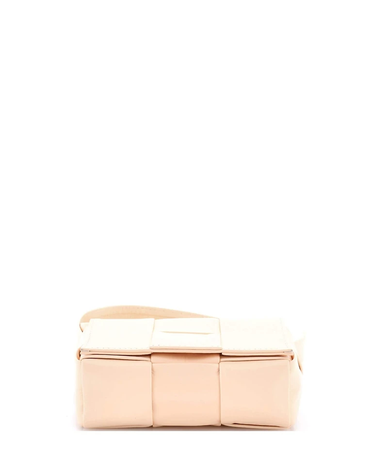 Pre-Owned Bottega Veneta Candy Cassette Crossbody Bag Maxi Intrecciato Leather