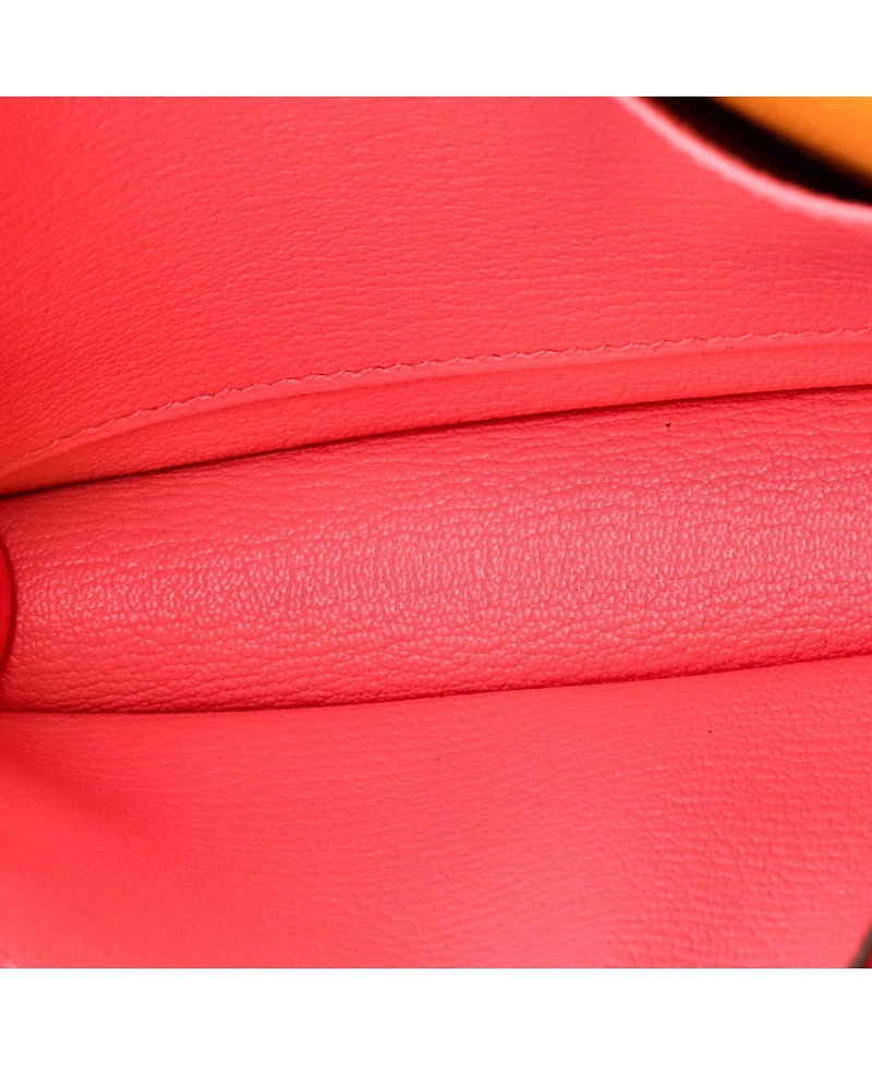 Pre-Owned HERMES 18 Roulis Bag Verso Evercolor