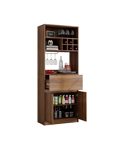 Streamdale Furniture Kitchen Wine Cabinet, Multi-functional Storage Cabinet