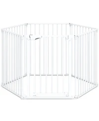 Cozito Extra Wide 6-Panel Adjustable Gate Fits 34.5-154 in Openings