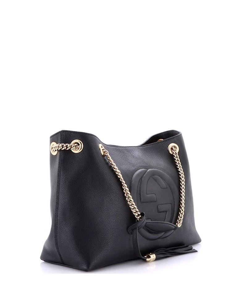 Pre-Owned Gucci Medium Soho Chain Strap Shoulder Bag Leather