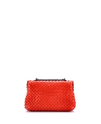 Pre-Owned Bottega Veneta Small Olimpia Crossbody Bag Intrecciato Nappa