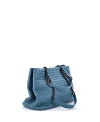 Pre-Owned Bottega Veneta Double Chain Tote Intrecciato Nappa