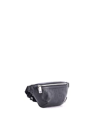 Pre-Owned Gucci Small Belt Bag Gg Embossed Perforated Leather
